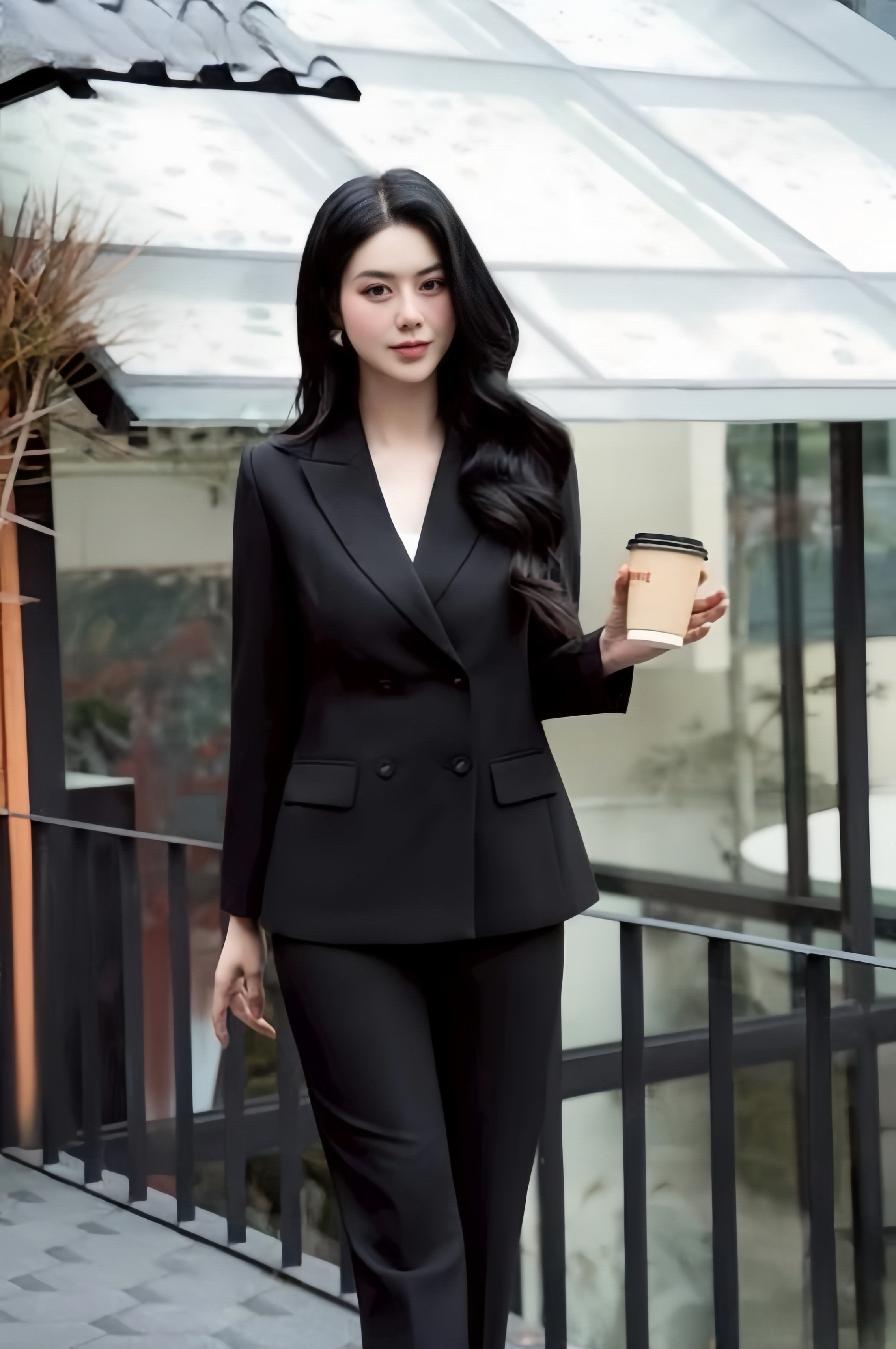 ʟᴀʙᴇʟ ⟡˒𝓑𝑒𝑙𝑙𝑖𝑡𝑎 ( เบลลิต้า ) มี 4 sɪᴢᴇ s ᴍ ʟ xʟ Detail : ชุดเซ็ทสูทสีดำกางเกงขายาว ผ้าสูทสีดำทั้งชุด เสื้อสูทมีคอปกแขนยาว กระดุมด้านหน้า มากับกางเกงขายาว สวยดูดีมากใส่ทำงานได้ลุคคุมโทนเป็นทางการจึ้งๆ