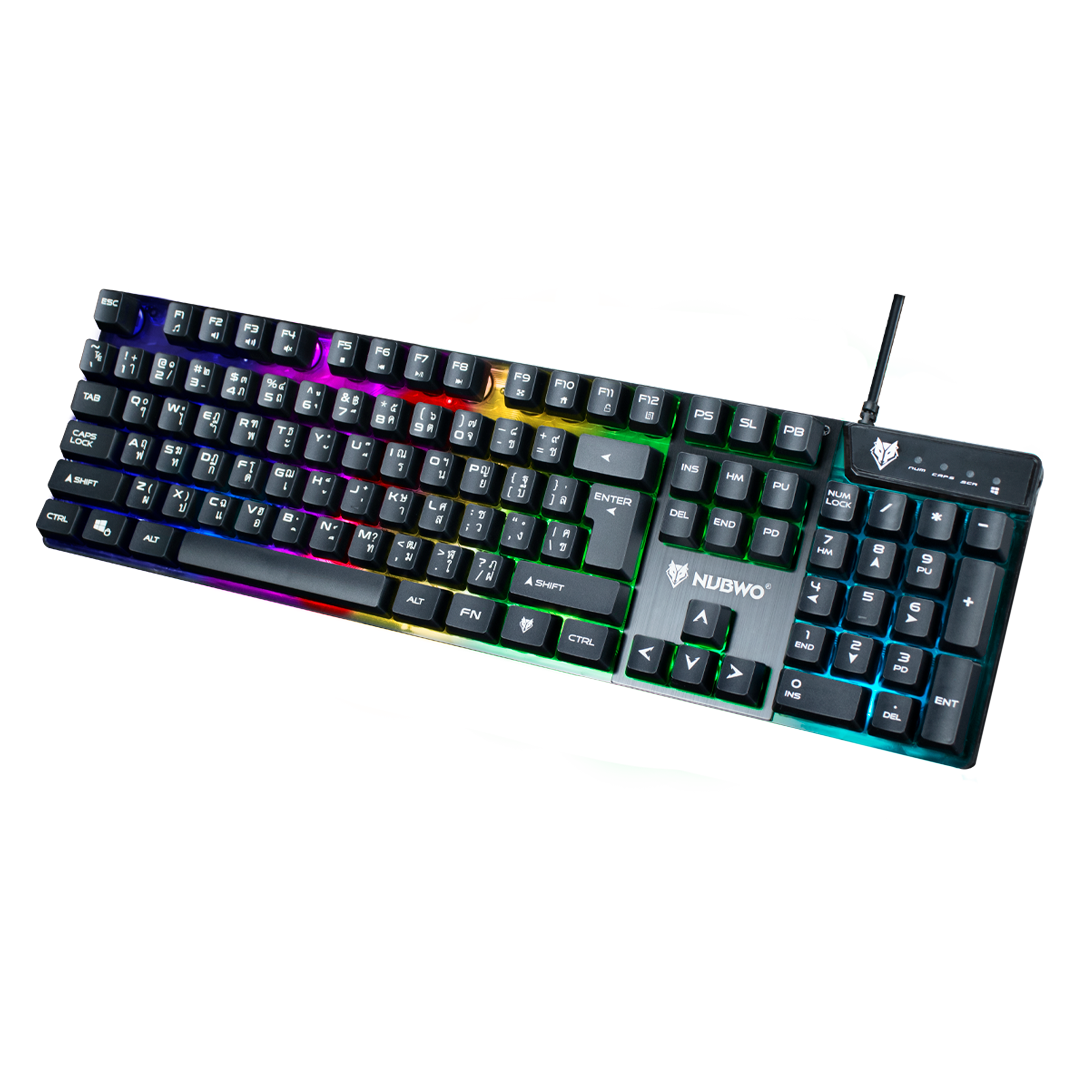 NUBWO NK-18 NUWBO Savage Rubber Dome switch Gaming Keyboard NK18 KB-UB-NW-NK18B