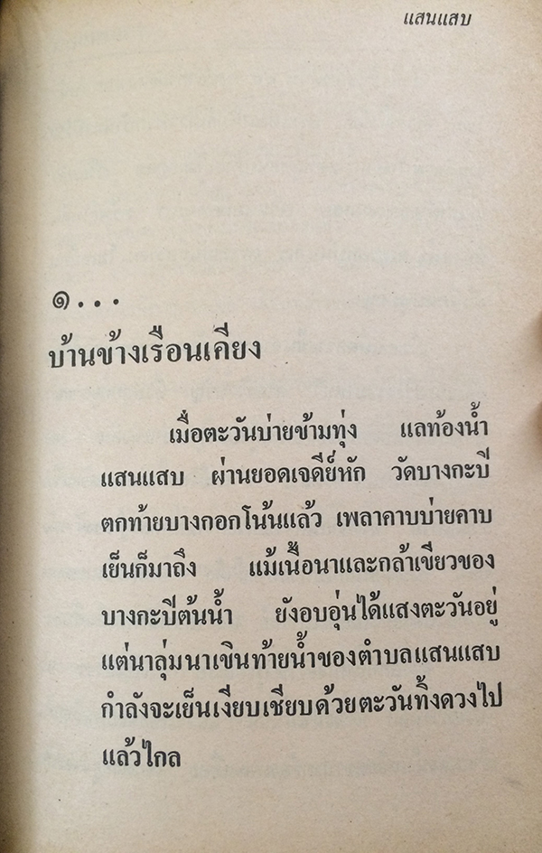 อมตะนิยายของ ไม้ เมืองเดิม เรื่อง แสนแสบ (เล่มเดียวจบ)
