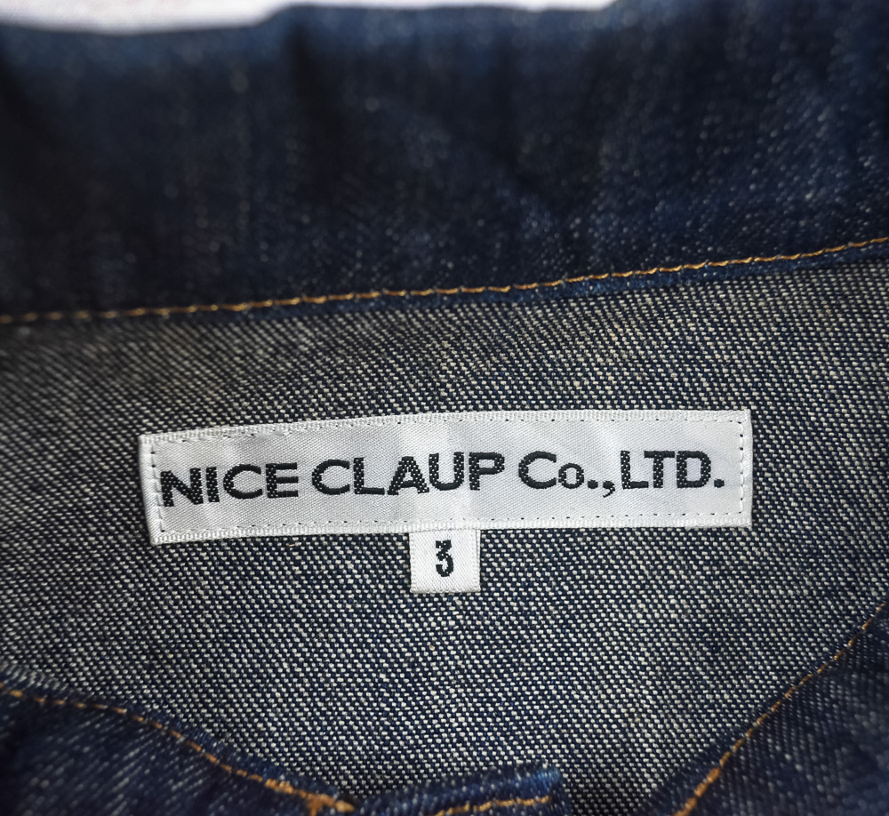 NICE CLAUPแท้ รอบอก 35 เสื้อแจ็คเก็ตยีนส์ ผู้หญิง สียีนส์ เสื้อแขนยาว เนื้อผ้าดี