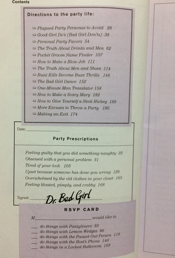 The Bad Girl's Guide to the Party Life