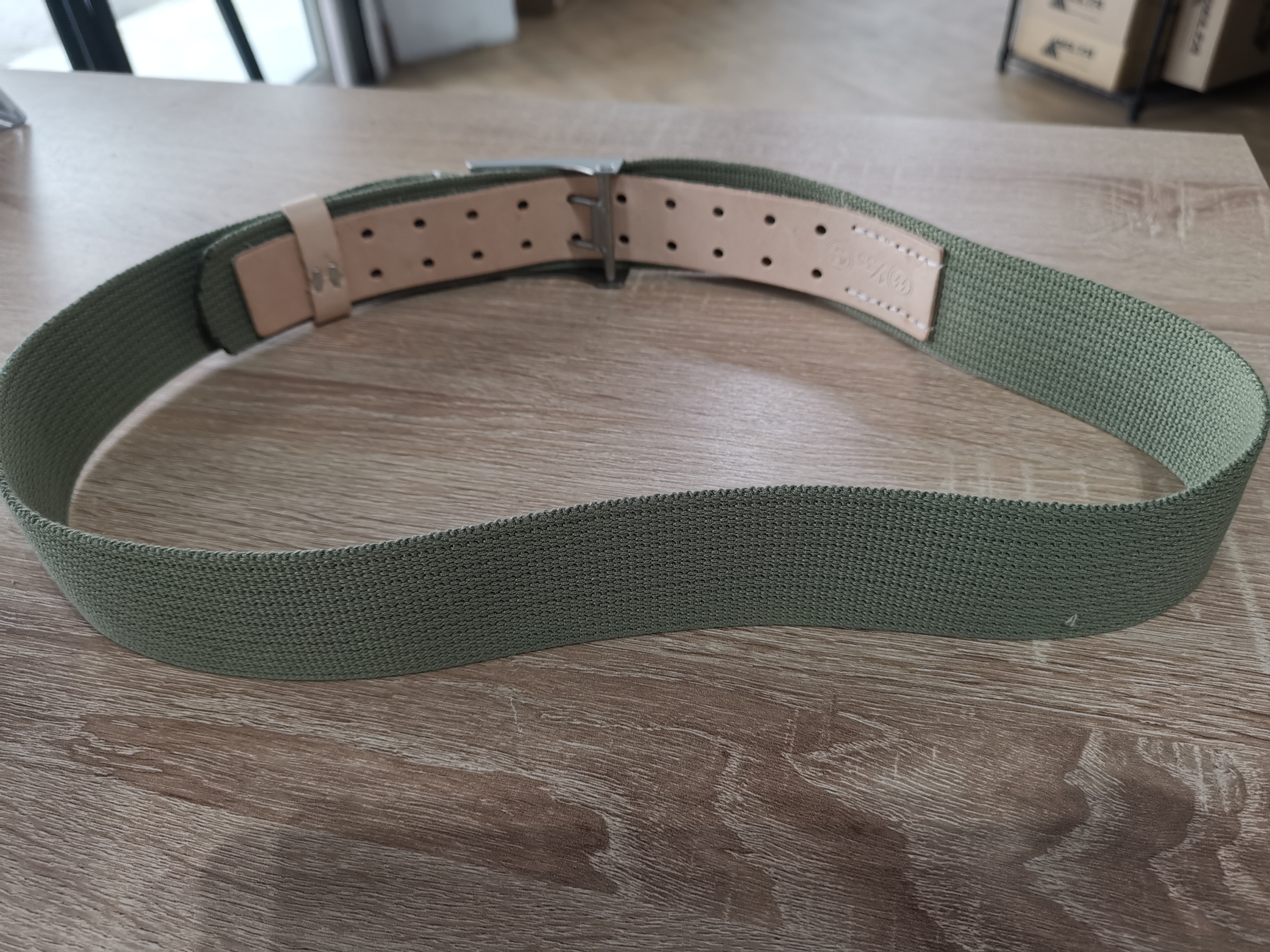 เข็มขัดทหารเยอรมัน ผ้าใบ Afrika canvas belt