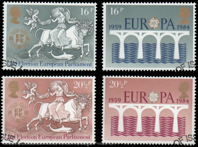 1984 EUROPA Stamps - The 25th Anniversary of CEPT and the 2nd Election of the European Parliament