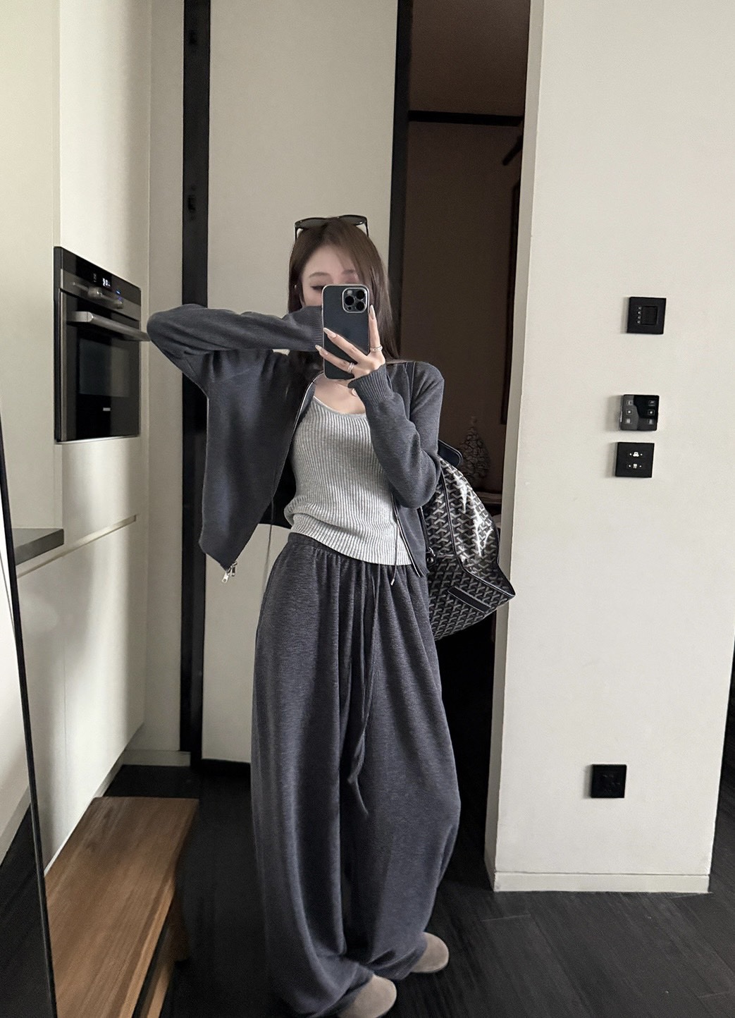 || GB SHOP ||| 7668# กางเกงขายาวมีเชือกรูดช่วงเอว เนื้อผ้าดี งานสวย