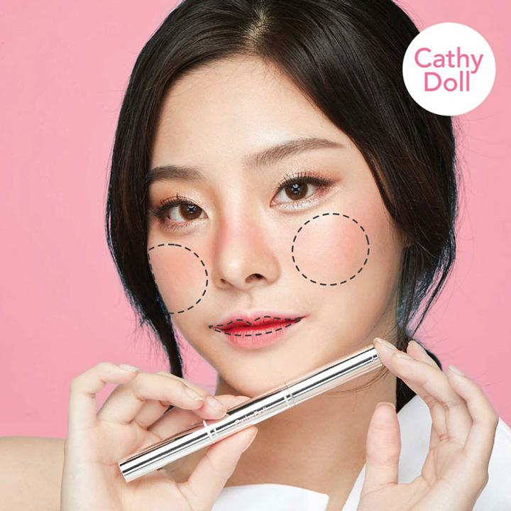 Cathy Doll K Surgy Prp Lip & Cheek Pen 0.5+1.1g ลิปและแก้มในแท่งเดียว เคที่ ดอลล์