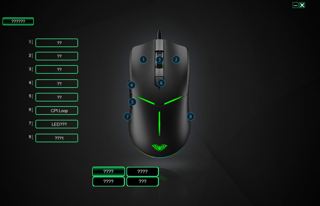AULA F820 GAMING MOUSE (MACRO) SKU-03028