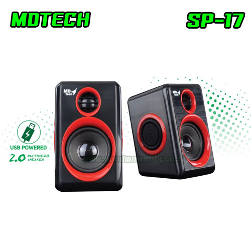 SP-17 MD-TECH SPEAKER USB 3Wx2 SP-MD-20-SP17X