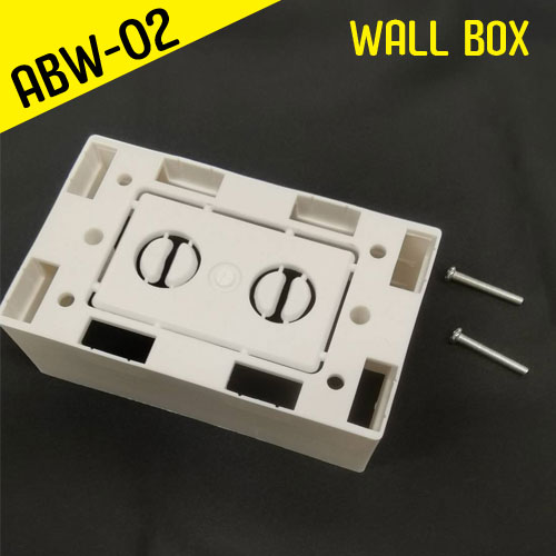 ABW-02 WALL BOX สีเหลี่ยมผืนผ้า NW-GO-XX-ABW02