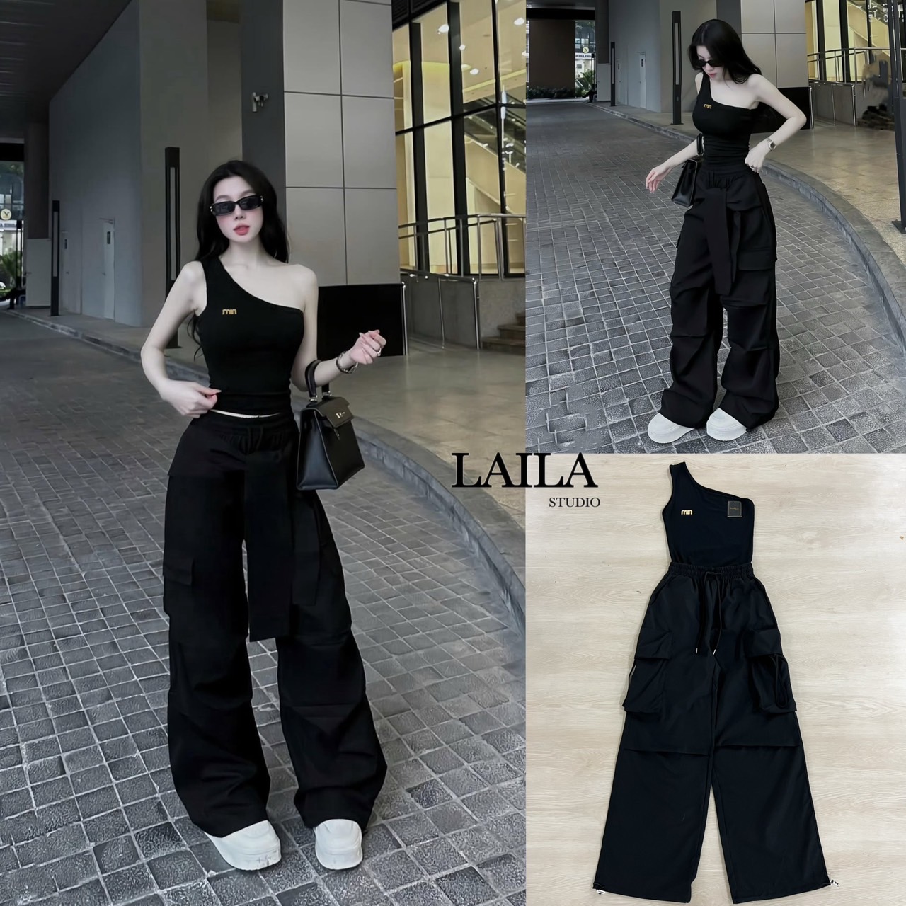 𝐍𝐞𝐰 𝐚𝐫𝐫𝐢𝐯𝐚𝐥 𝐋𝐚𝐢𝐥𝐚 𝐬𝐭𝐮𝐝𝐢𝐨 ♥ Tag : LAILA Detail: SETเสื้อ+กางเกง+เข็มกลัด เสื้อทรง