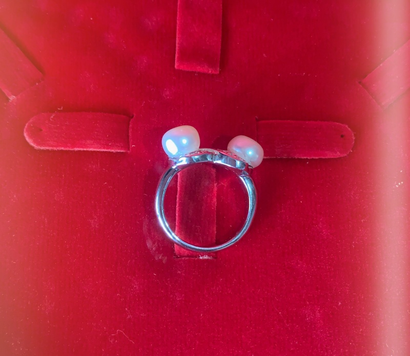 แหวนหัวมุกแท้