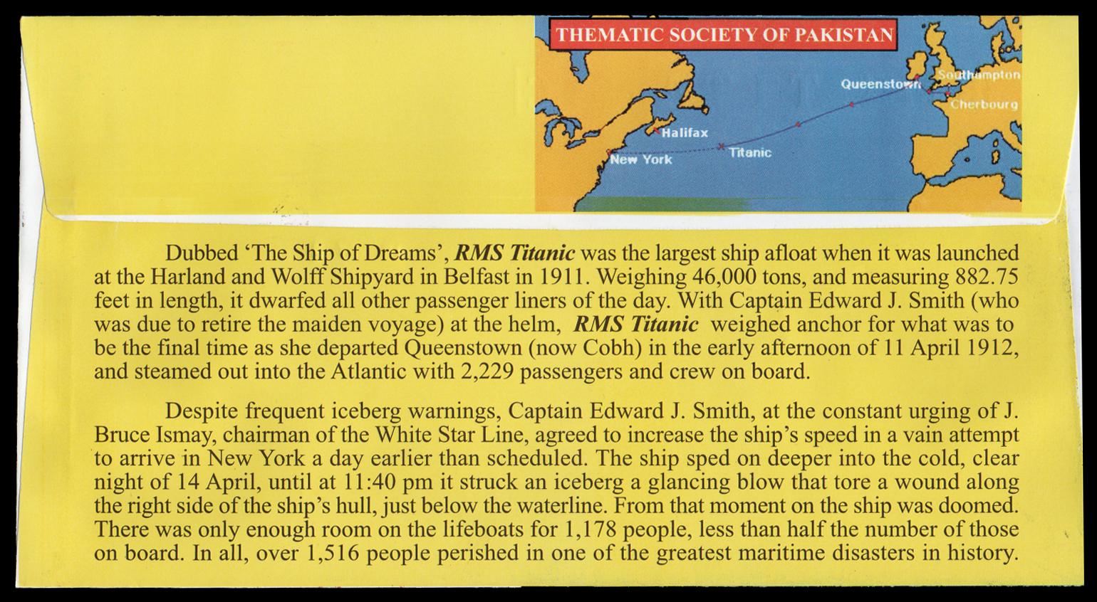 ซองที่ระลึกปากีสถาน