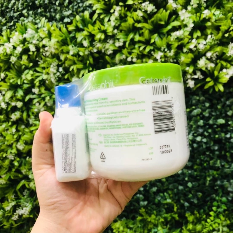Cetaphil Moisturizing Cream For Dry,Sensitive Skin 453 g บำรุงผิวหน้าและผิวกาย
