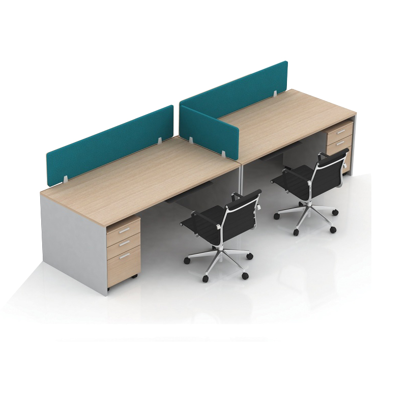 โต๊ะทำงาน ตู้ลิ้นชักล้อเลื่อน NDA 1206P (ติดฉากบังตา)