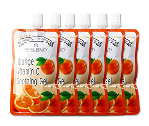ครีมซองราคาส่ง SoothingGelแบบซองราคาส่ง OrangeSoothingGelRoyalBeauty