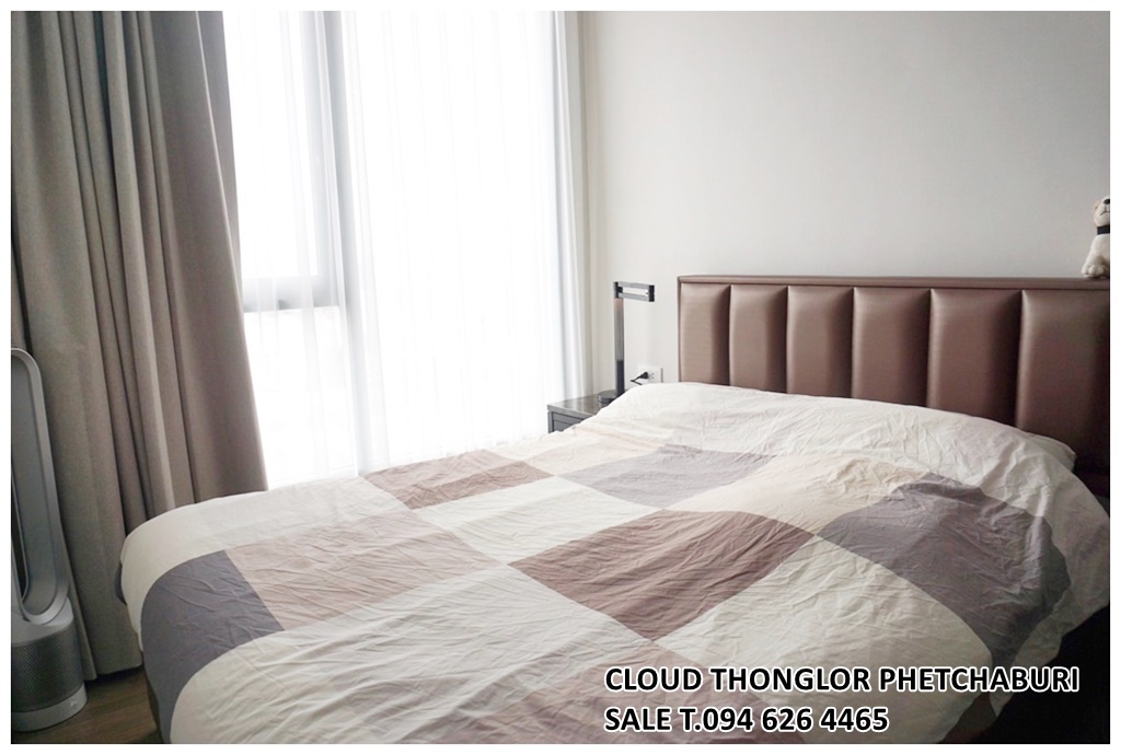 SALE CLOUD THONGLOR PHETCHABURI Cloud ทองหล่อ-เพชรบุรี 2 bed 53.68 ตร.ม. Built-in furniture ชั้น 17
