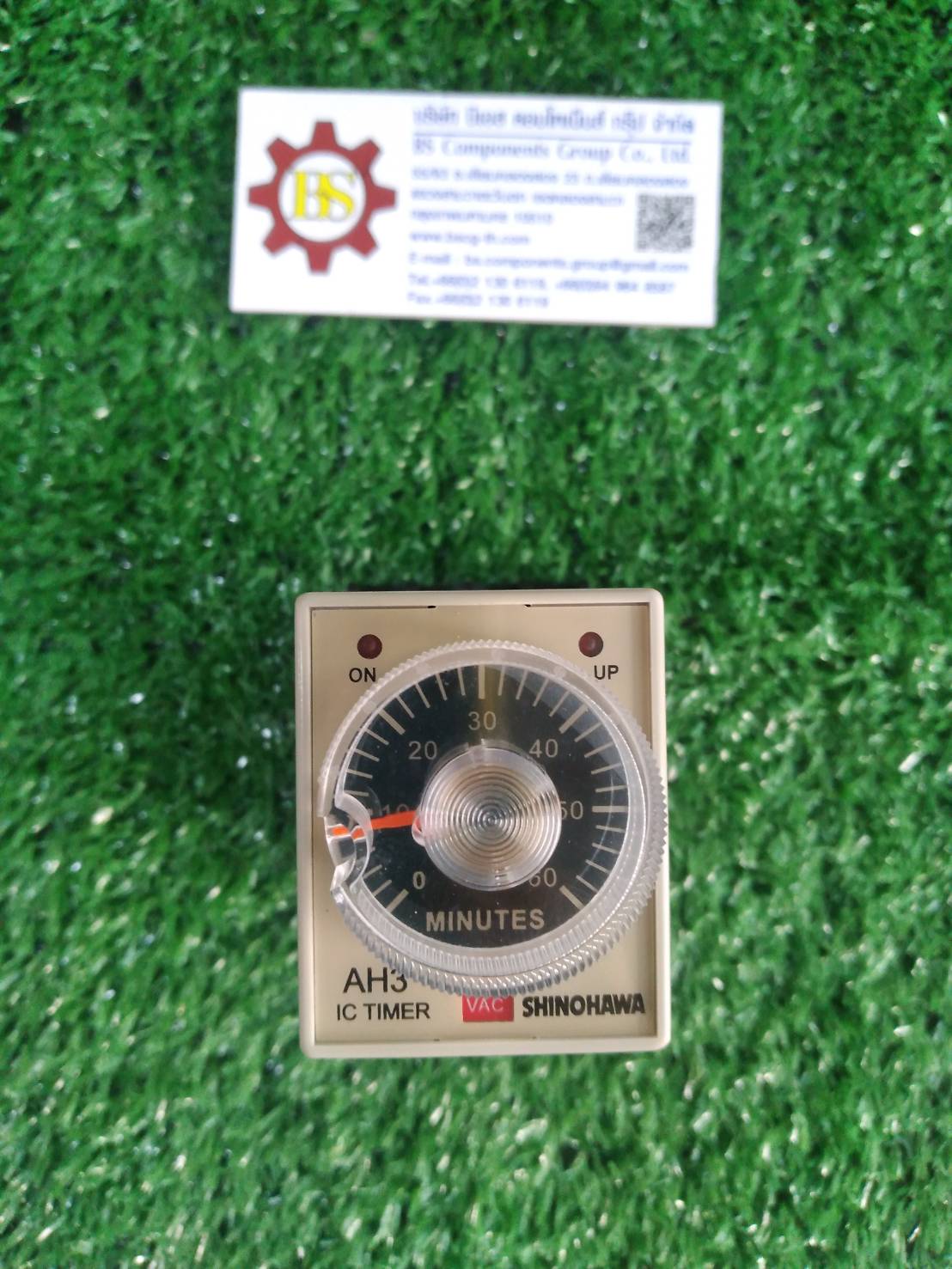 SHINOHAWA : ไทม์เมอร์ AH3-2 60M 220VAC