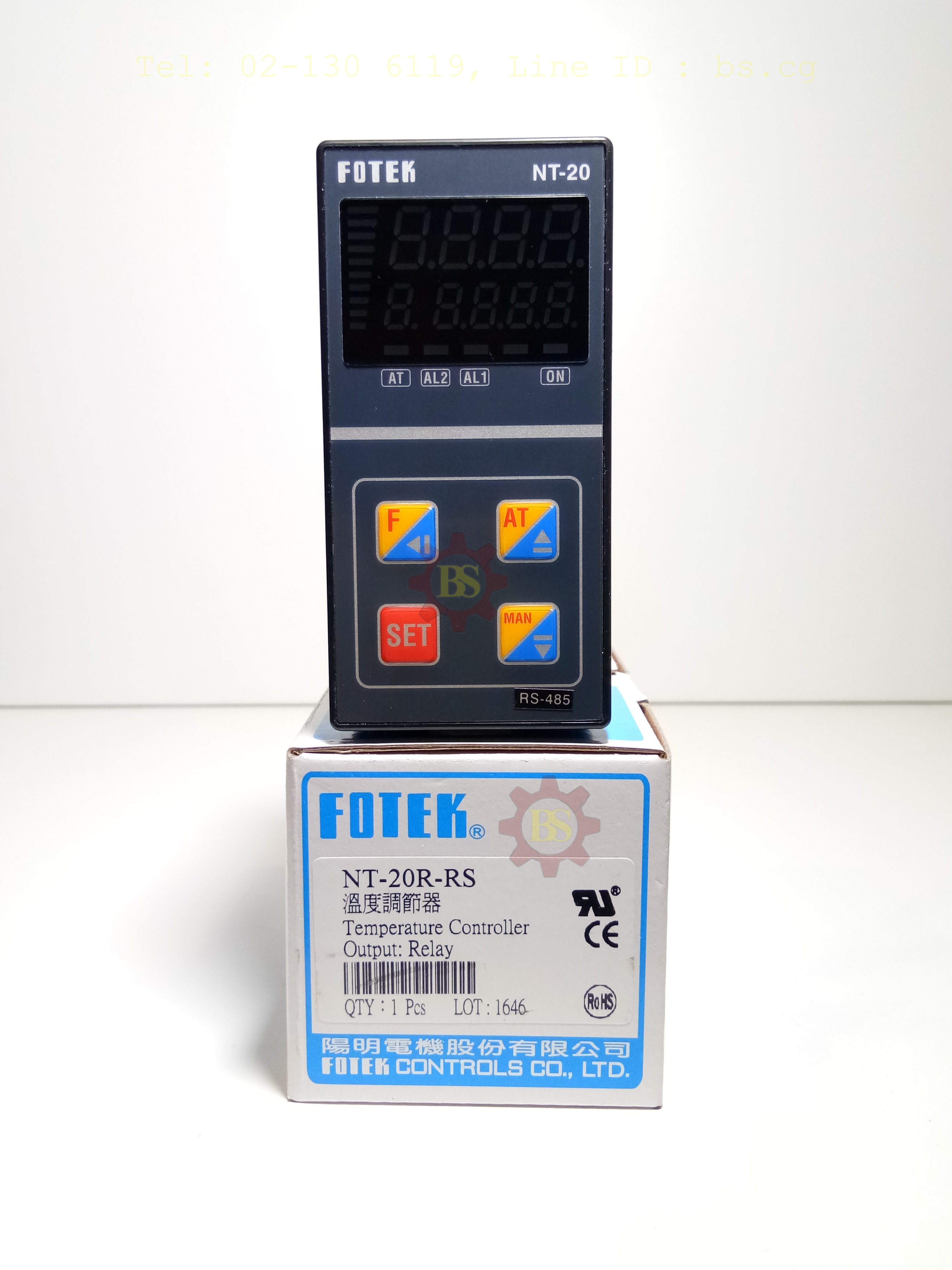 FOTEK : Temperature Controller Output;Relay NT-20R-RS