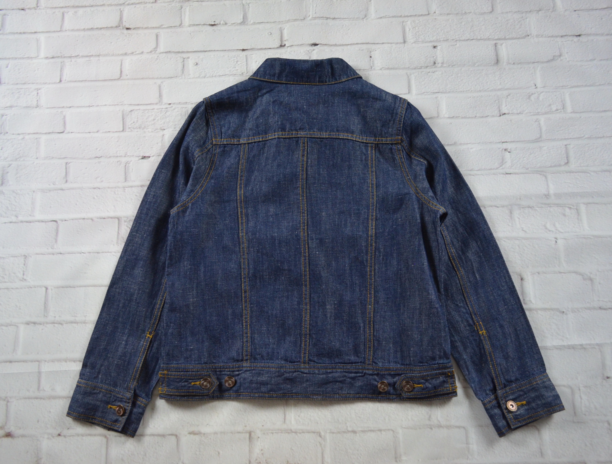 Simplieite อกจริง36' (S) เสื้อแจ็คเก็ตยีนส์ เสื้อยีนส์แขนยาวหญิงชาย เนื้อผ้ายีนส์เบาบางใส่สบาย