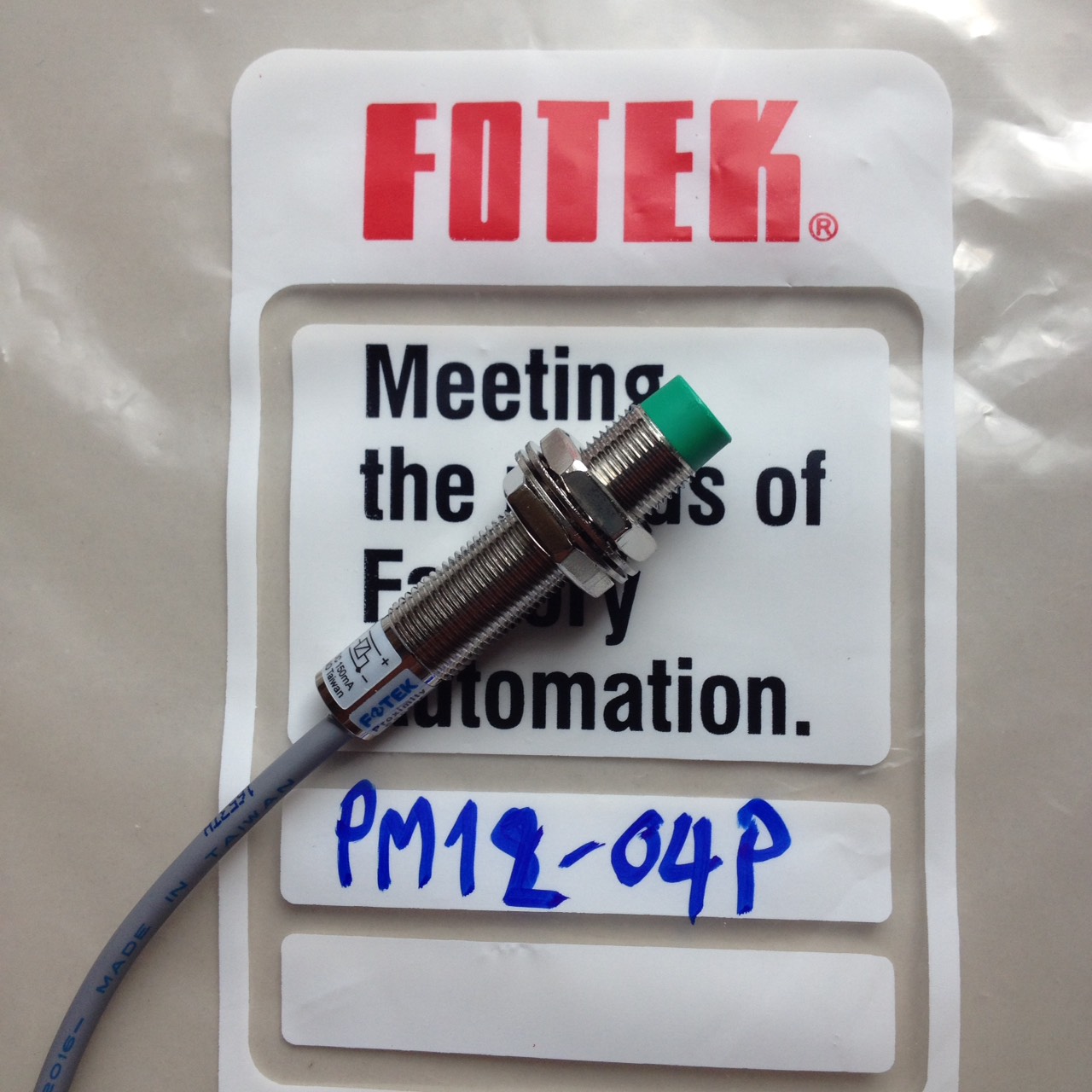 20 ชิ้น : FOTEK : Proximity Sensor Screw Type : PM12-04P