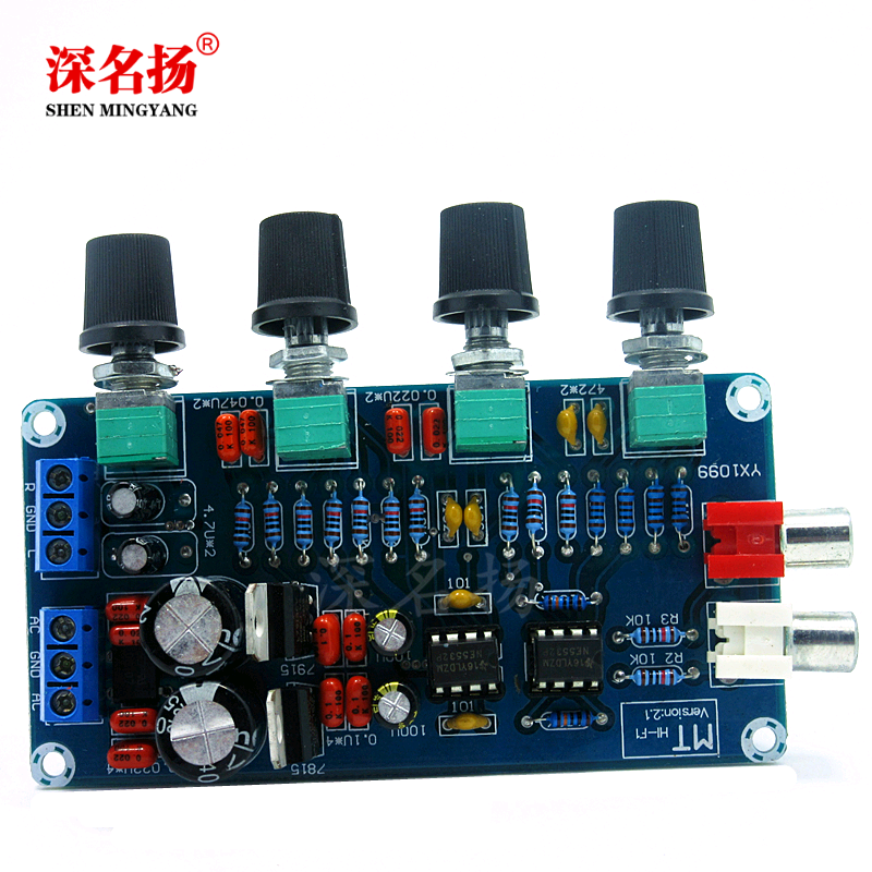 ปรีแผงวงจรแต่งเสียงHIFI NE5532 แผงเครื่องขยายเสียงแผงด้านหน้าแผงชุดบอร์ดสำเร็จรูป