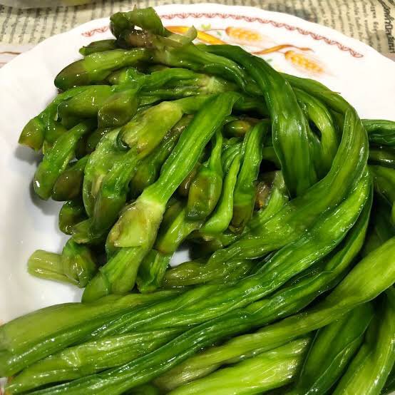 ผักคันจองลวก ผักก้านจองลวก
