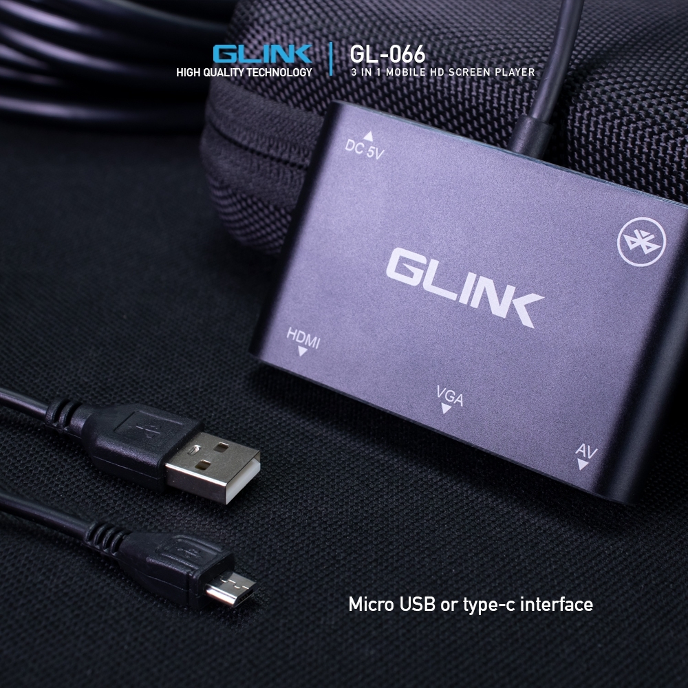 GLINK GL-066 GLINK 3 IN 1 Mobile HD Screen Player CA-TC-GL-GL066