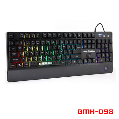 GMK-098 GEARMASTER K/B Gaming PHANTOM ไฟ 7 สี KB-UB-GM-0987C