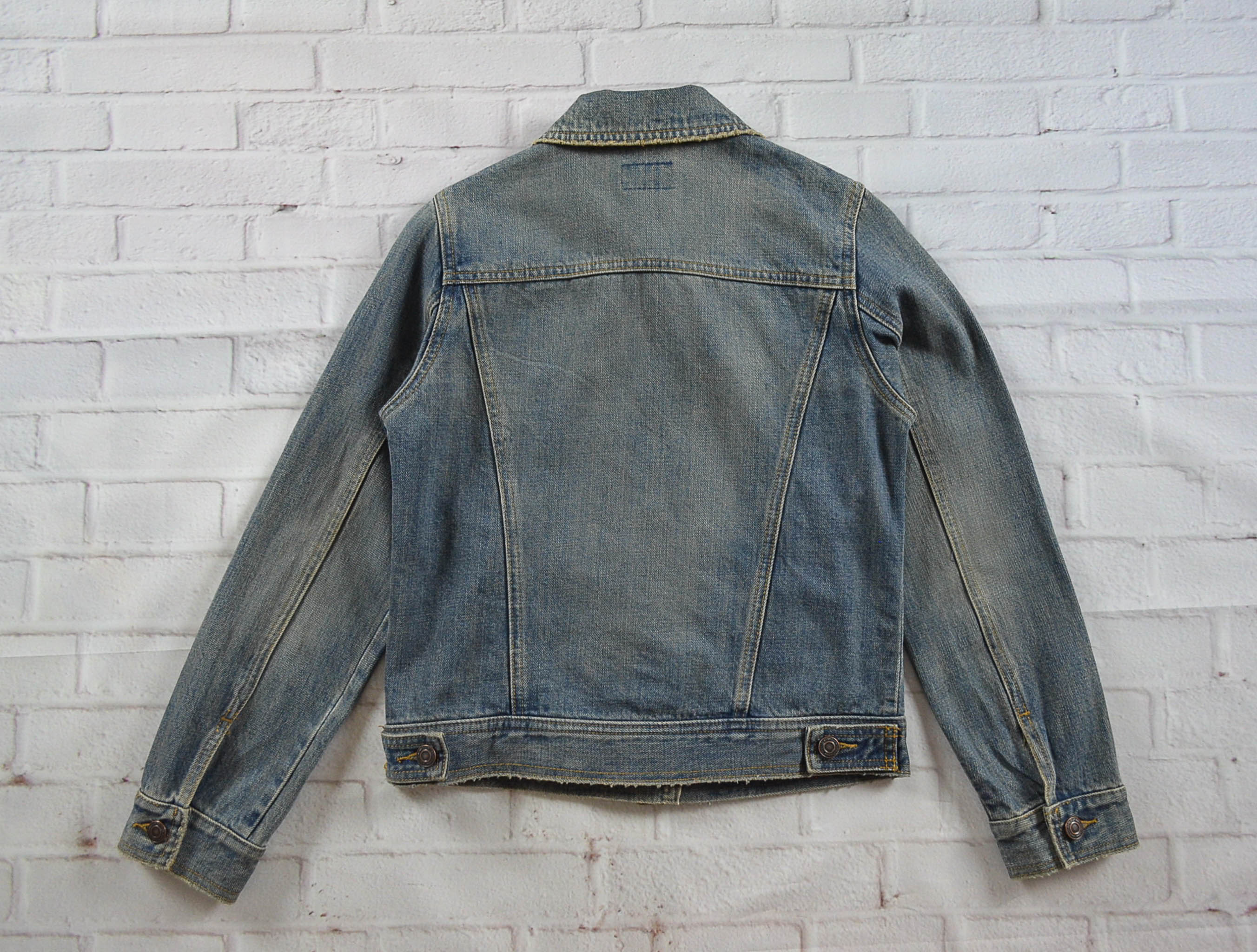 เสื้อเด็ก JEANS อกจริง31' (140) เสื้อแจ็คเก็ตยีนส์เด็กชายหญิง ผ้านุ่มใส่สบายใส่คลุมกันแดด