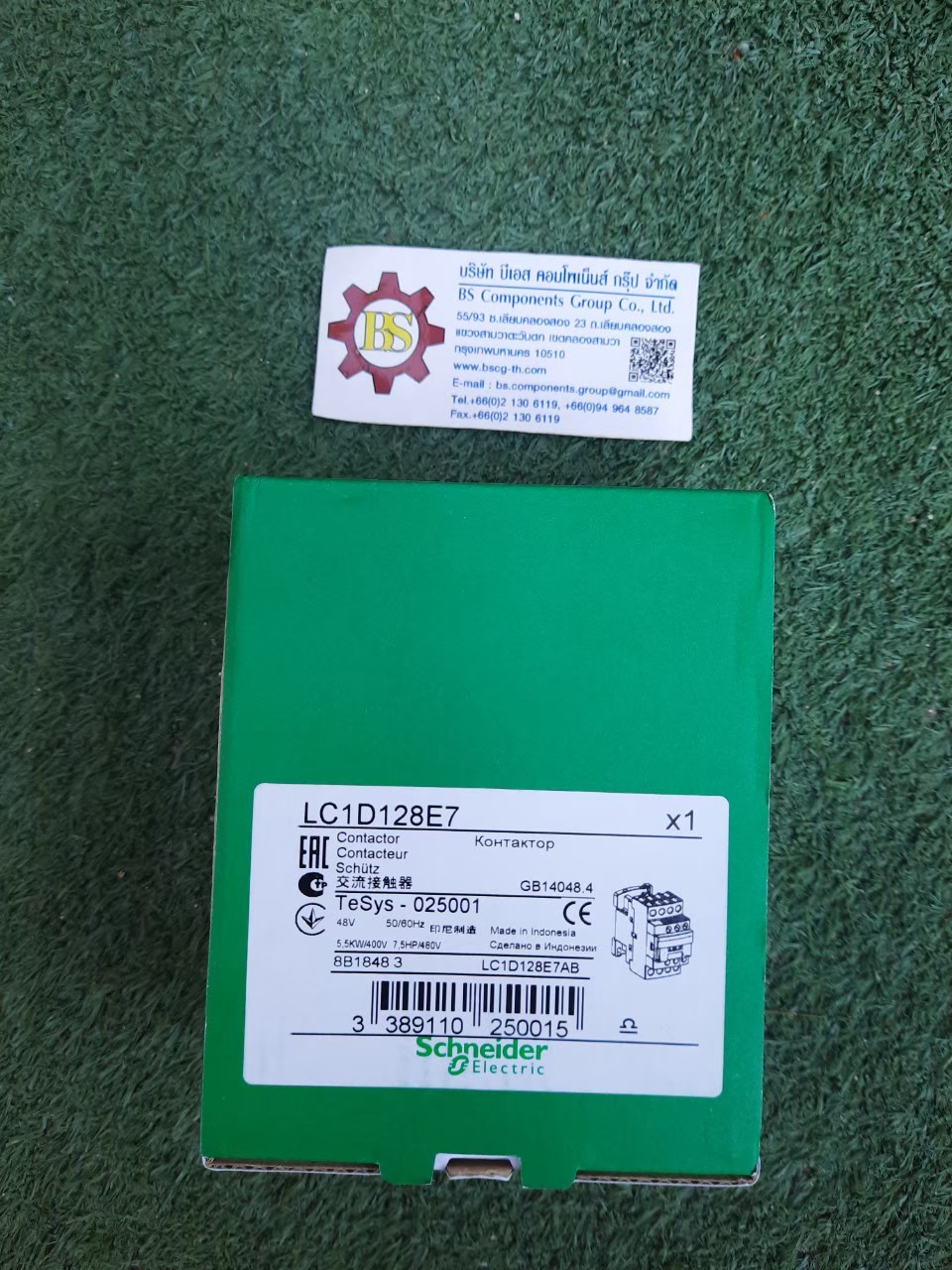 Schneider : คอนแทคเตอร์ LC1-D128E7 coil 48Vac