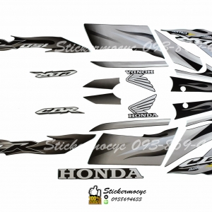 Sticker 3M Honda CBR ปี2007 รุ่น6 ติดรถสี ดำ สติ๊กเกอร์แท้ 3เอ็ม ติดรถมอเตอร์ไซค์ ฮอนด้า ซีบีอาร์