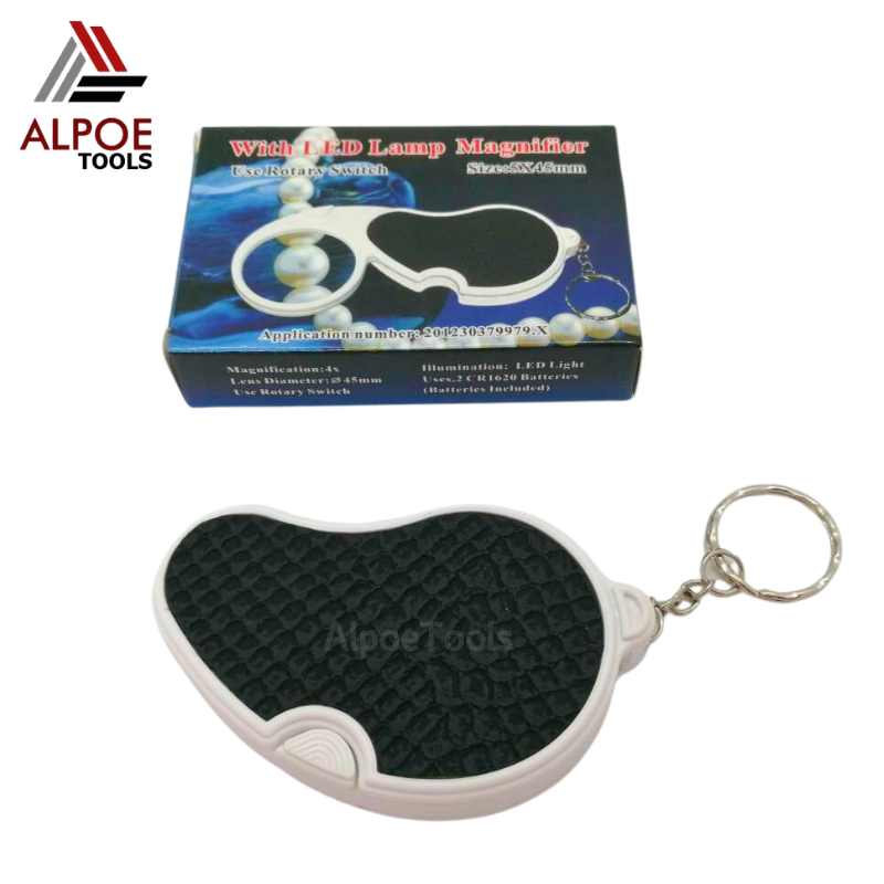 เลนท์ขยายพับได้ มีไฟ แบบพวงกุญแจ รหัส No.6901 ทรงรูปมะม่วง