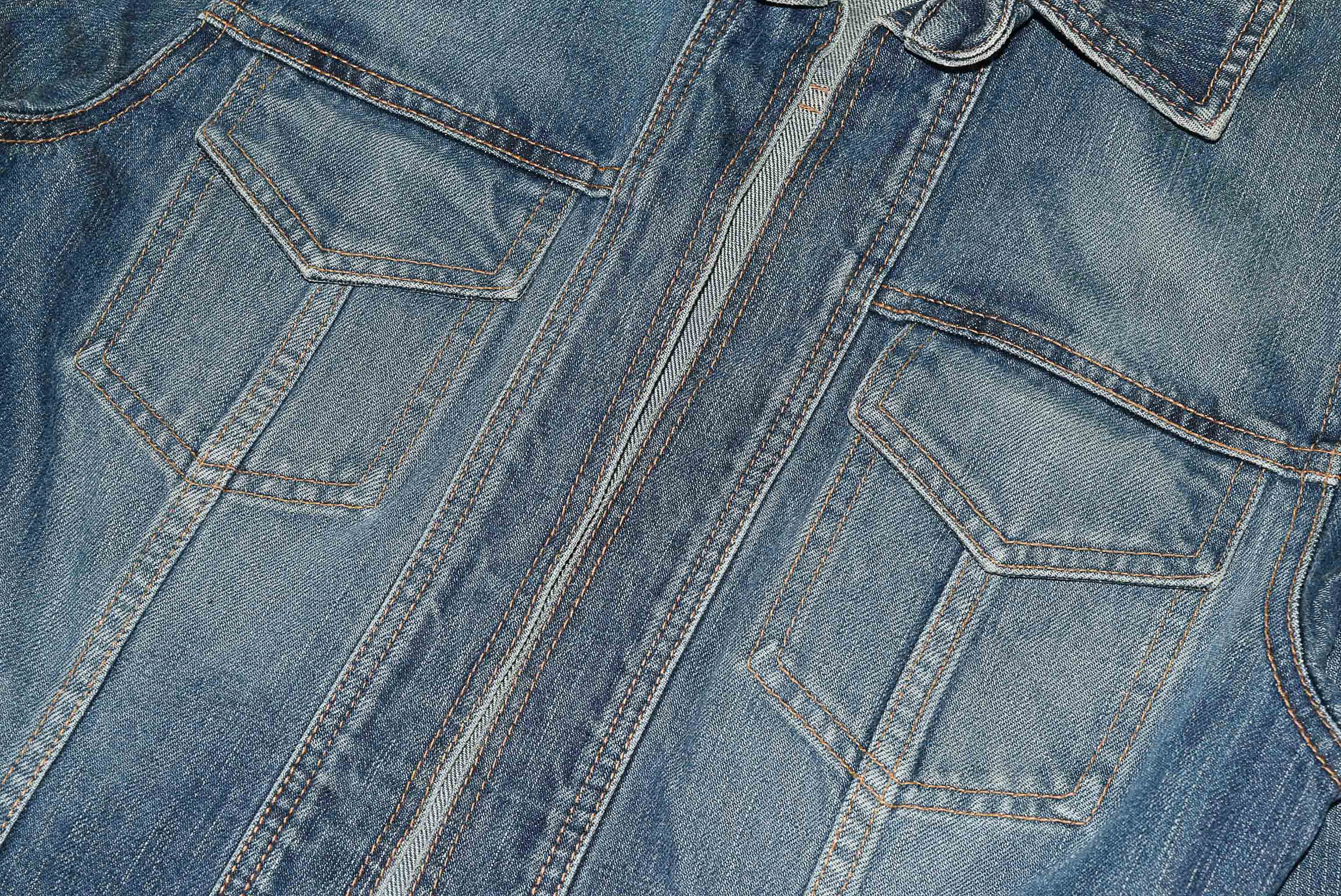 M-premier อกจริง 34 ไซส์ S เสื้อแจ็คเก็ตยีนส์ แขนยาว ผู้หญิง ทรงสวยใส่สบาย ไม่มีซิปหน้า ใส่คลุมกันแดด