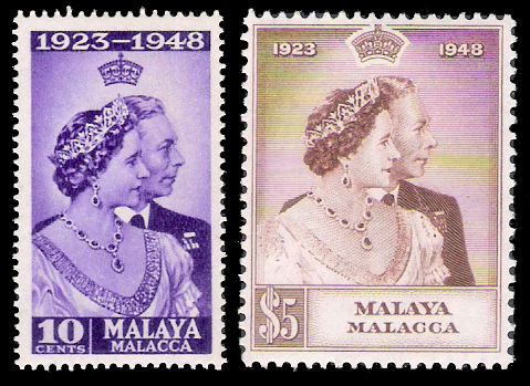1949 Malacca Silver Wedding CV $35.4