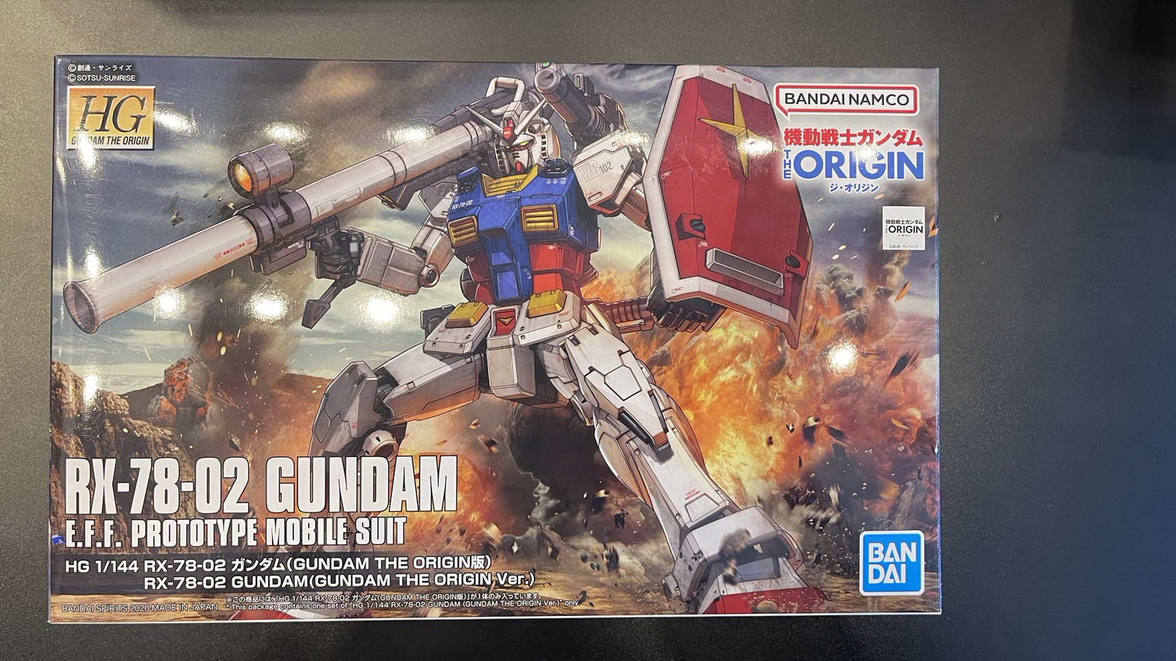 HG RX-78-02 GUNDAM (GUNDAM THE ORIGIN) Bandai