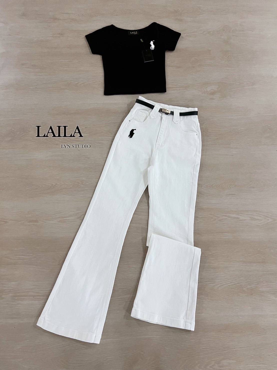 SET บอดี้สูท+กางเกงขายาว+เข็มขัด กางเกงโปโล #ยีนส์โปโล #กางเกงยีนส์ #กางเกงขาม้า #กางเกงยีนส์ขาม้า #กางเกงยีนส์สีขาว #ขาม้าขาว #เสื้อโปโล #เสื้อยืดโปโล #ชุดสวยแพง #ชุดเรียบหรู #ชุดเซ็ตกางเกง #bylaila