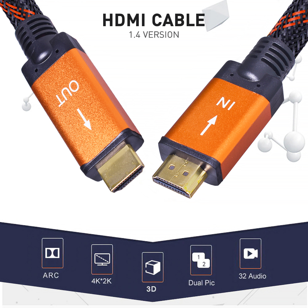 HD-407/30m OKER Cable HDMI/HDMI 1.4K/PACKET CA-HM-HM-30M03