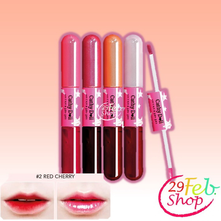 Cathy Doll 2in1 Vit C Tint Gloss 4.5+4g ลิปทินท์ผสมวิตามินซี เคที่ดอลล์