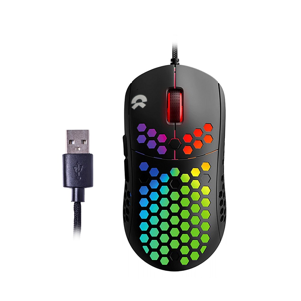 OKER G68 MOUSE MACRO USB 10000DPI ESPORTS GAMING RGB MECHANICAL SKU-02952