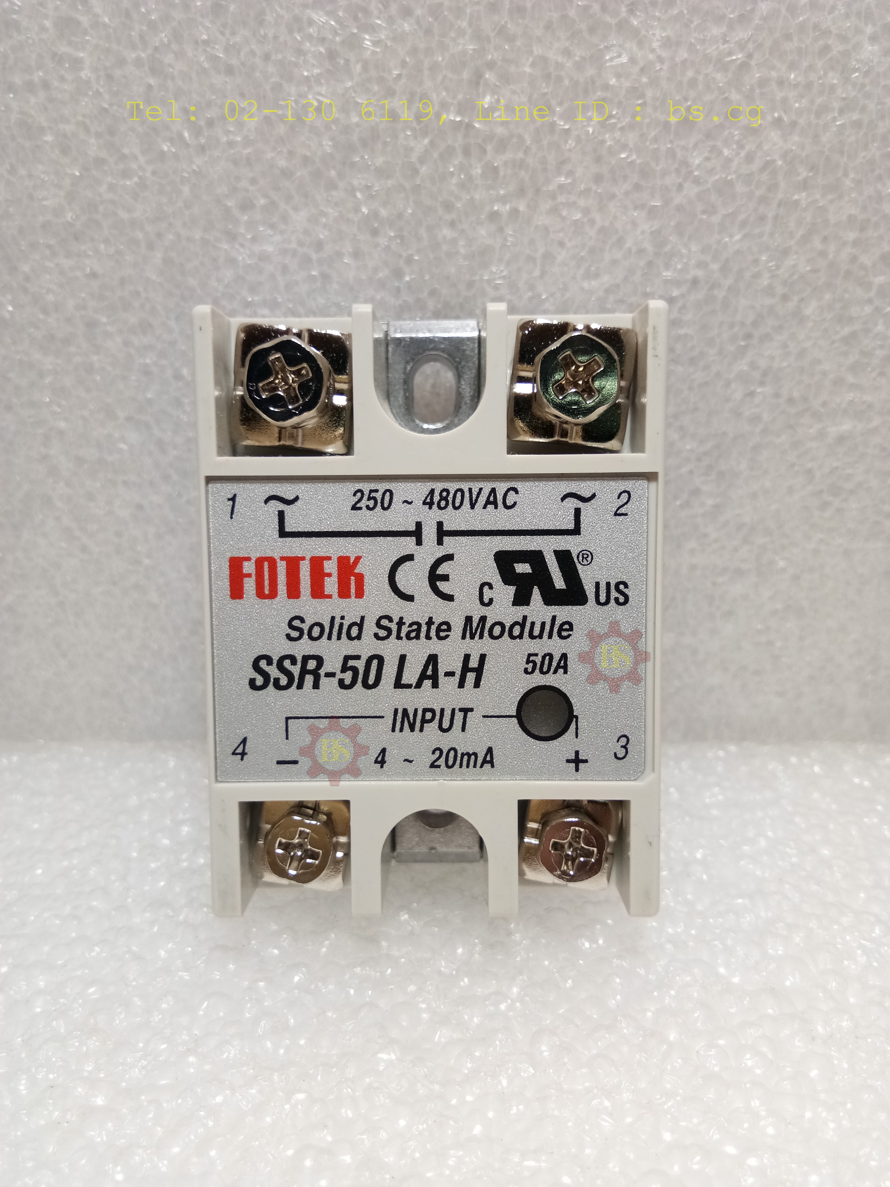 FOTEK : Solid State Module Rated: 50A SSR-50 LA-H
