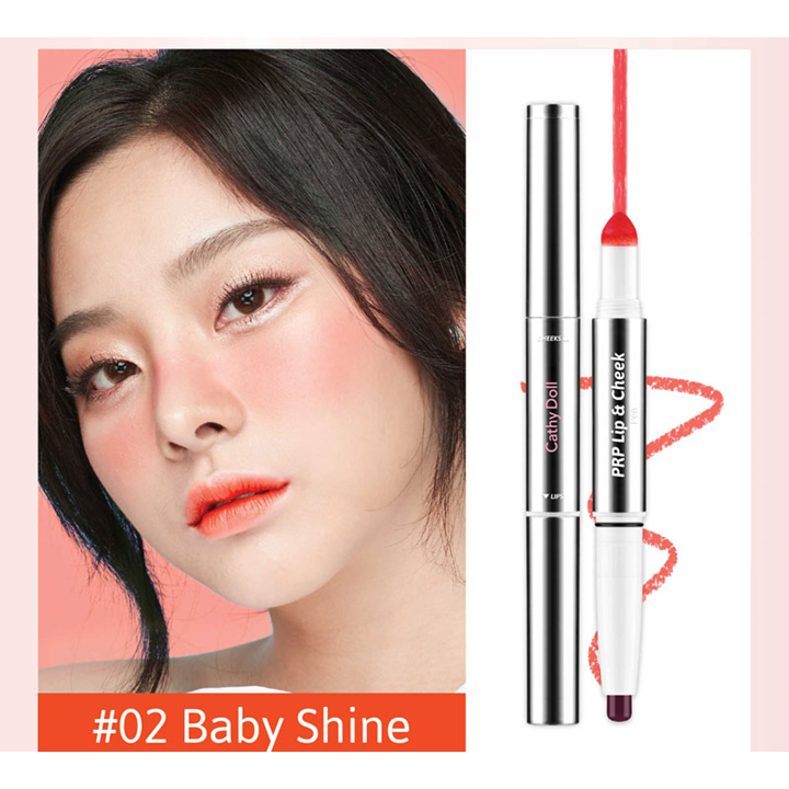 Cathy Doll K Surgy Prp Lip & Cheek Pen 0.5+1.1g ลิปและแก้มในแท่งเดียว เคที่ ดอลล์