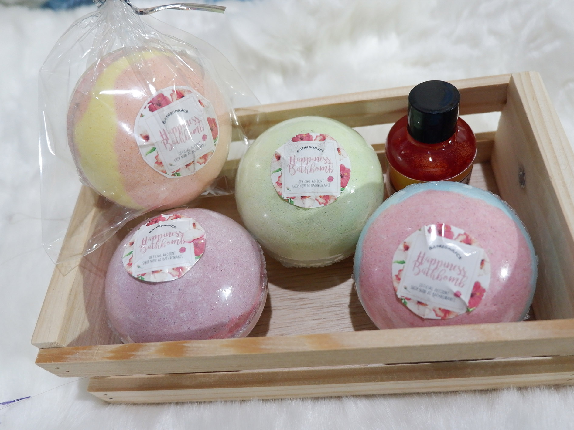 สบู่ทำฟอง Bubbblebath บับเบิ้ลบาธ Cherry Blossom Bath Bomb สบู่ทำฟองกลิ่นซากุระ