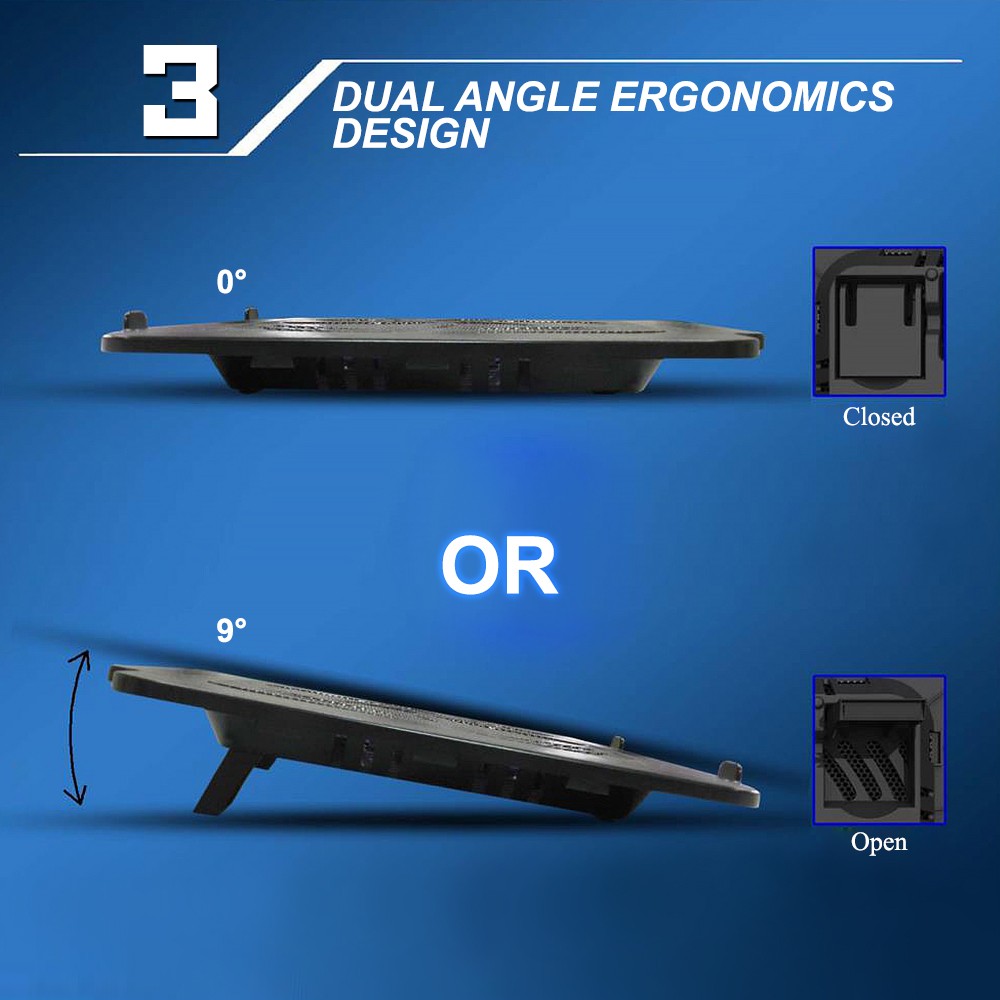 HVC-317 OKER Big FAN NOTEBOOK มีไฟ FA-OK-NB-VC317