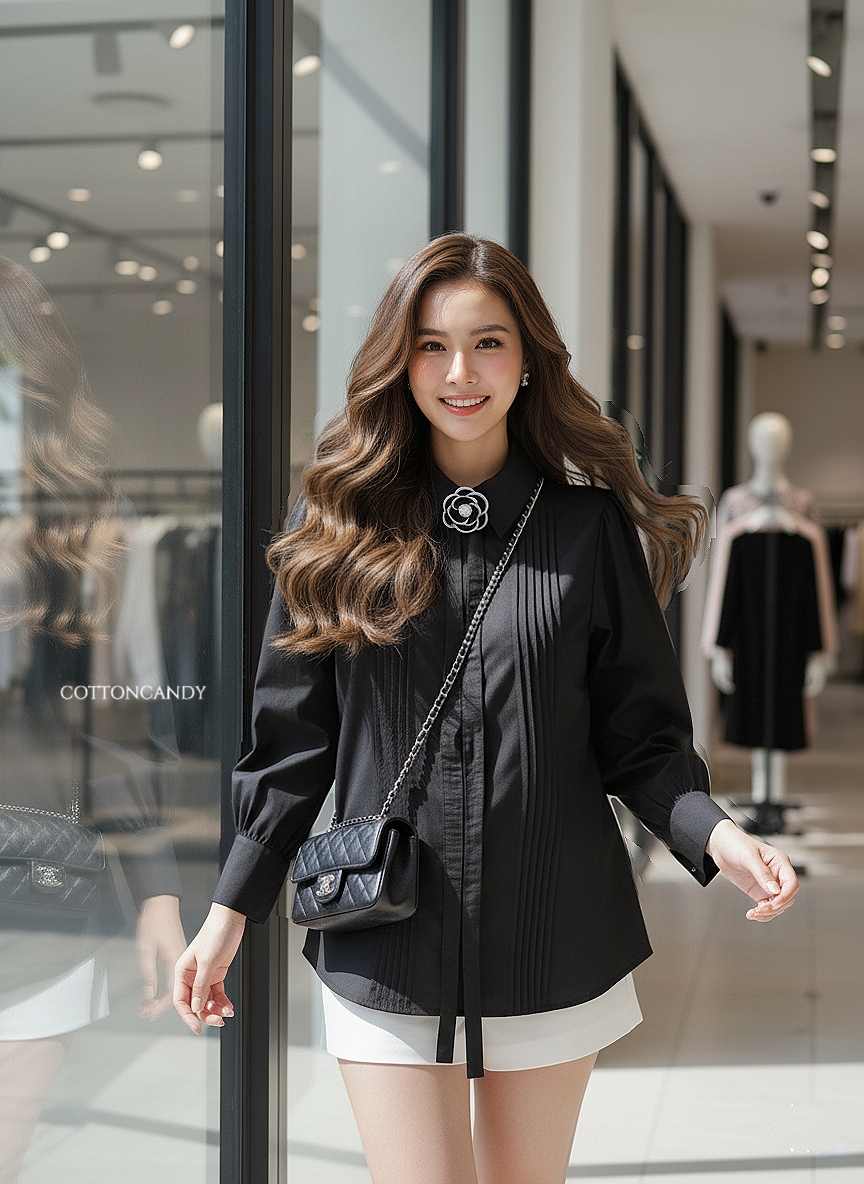 Tag#cottoncandy เสื้อเชิ๊ตรุ่นนี้ดีเทลดีมาก