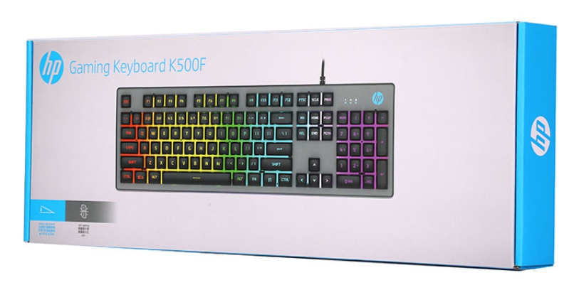 HP K500F GAMING KEYBOARD USB มีไฟ KB-UB-HP-K500F