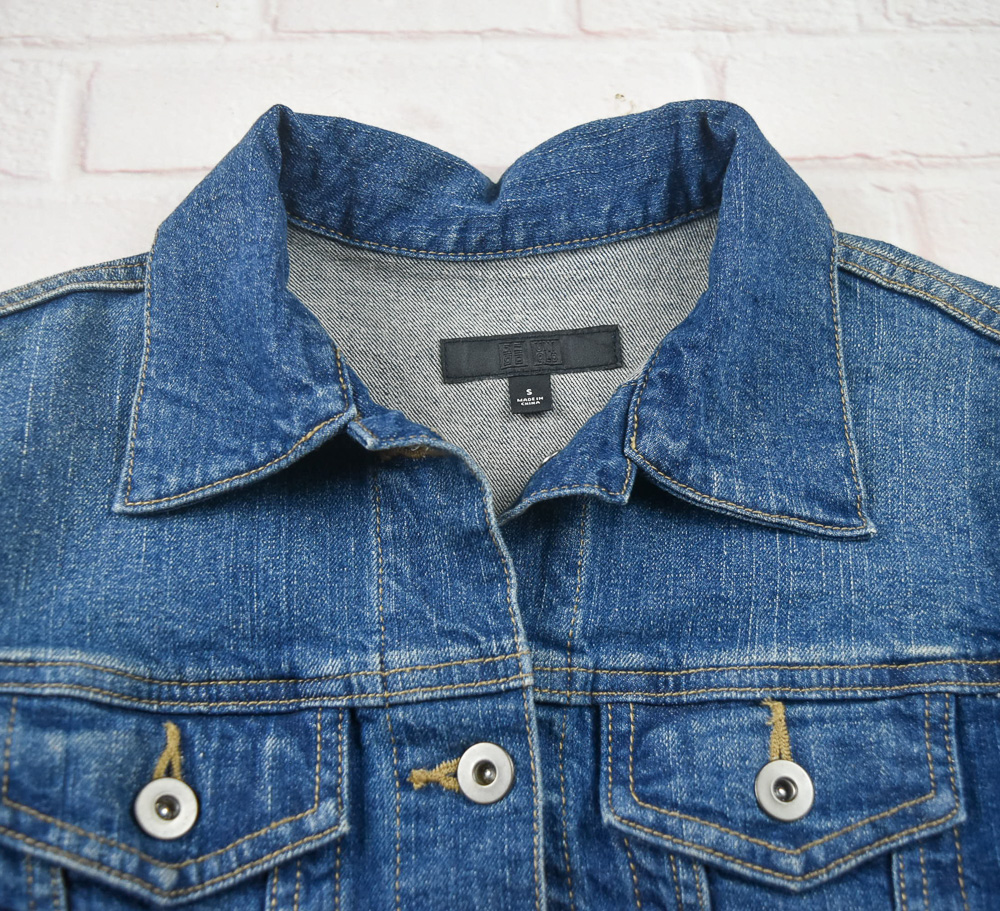 UNIQLO®แท้ อก 34 เสื้อแจ็คเก็ตยีนส์ผู้หญิง ยูนิโคล่ สียีนส์ เสื้อแขนยาว เนื้อผ้าดี