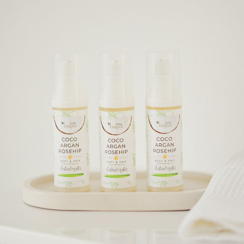 Baipai น้ำมันบำรุงผิว โค่โค่ อาแกน โรสฮิป 🧡 Coco + Argan + Rosehip Oil 30 ml