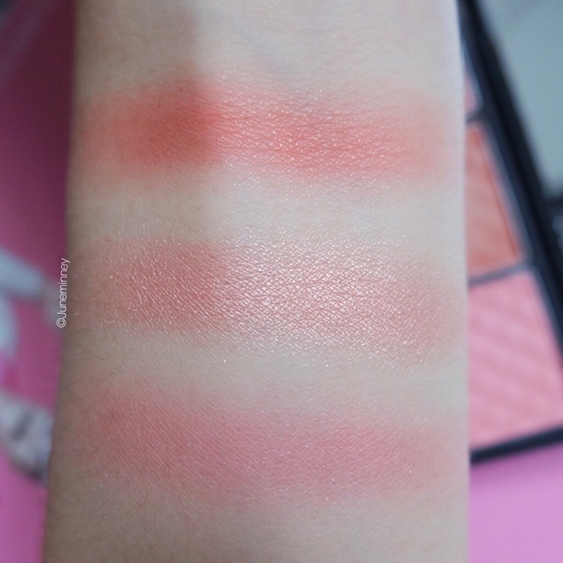 BEAUTY BUFFET GINO MCCRAY THE PROFESSIONAL MAKE UP TRIO CHEEK PALETTE 15g บลัชออน ปัดแก้ม