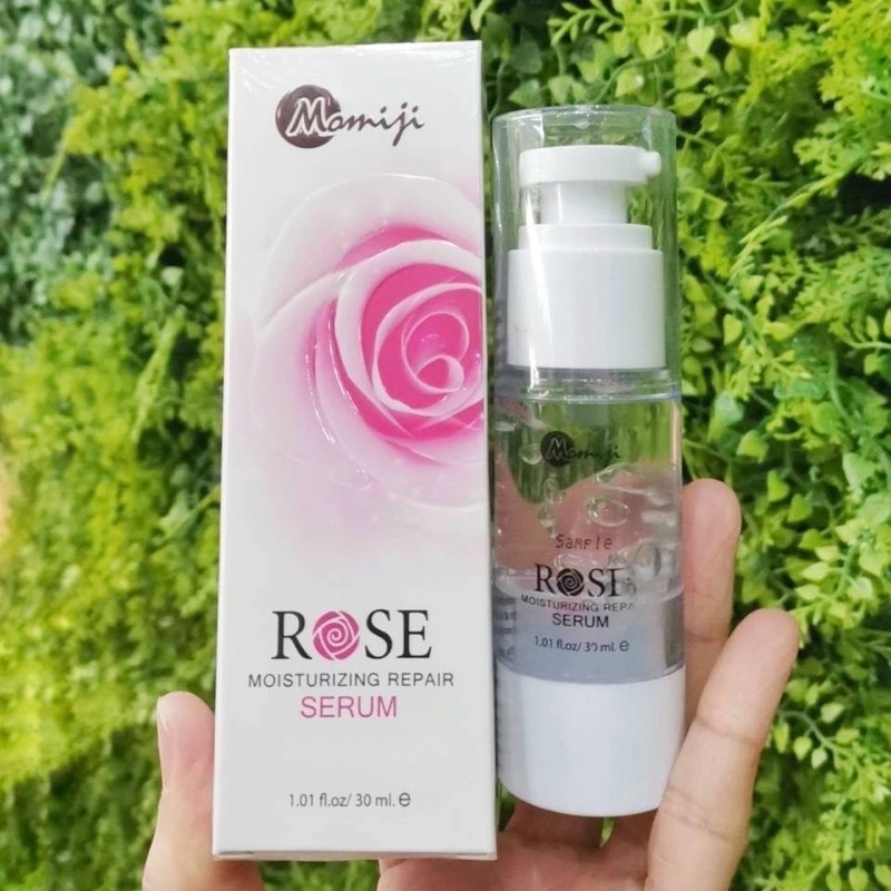 MOMIJI Rose Perfect Miracle Cream 15g ครีมกุหลาบ Rose Moisturizing Repair Serum 30g เซรั่มกุหลาบ ผลิตภัณฑ์บำรุงผิวหน้า