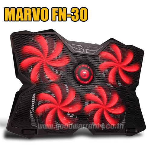 FN-30 BLUE MARVO 4xBig FAN NOTEBOOK ไฟ FA-MV-NB-30BLU