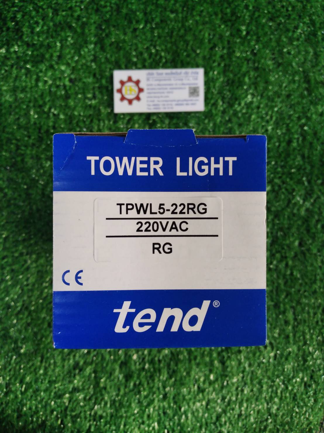 TEND : Tower Light TPWL5-22RG, 50mm., แบบแป้น, 220V, ไฟต่อเนื่อง